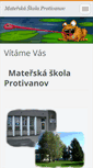 Mobile Screenshot of ms-protivanov.almadeo.cz
